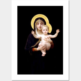 Madonna of the Lillies (Bouguereau) Transparent Background Design Posters and Art